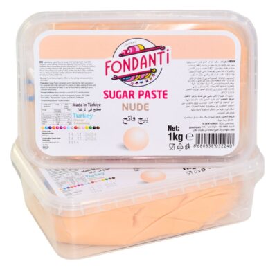 Sugar Paste Beige Color Fondant - Cake Tools - Sugar Paste Fondant - Close-up View