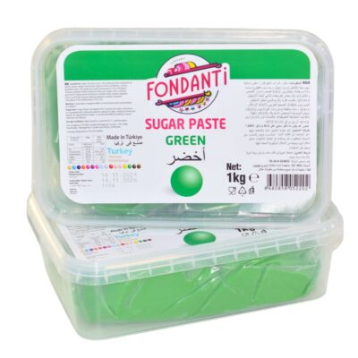 Sugar Paste Green Color Fondant - Cake Tools - Sugar Paste Fondant - Full View
