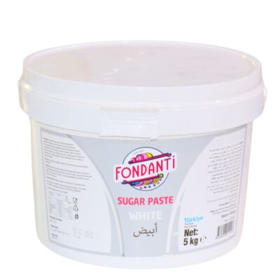 Sugar Paste White Color Fondant 5 KG - Cake Tools - Sugar Paste Fondant - Full View