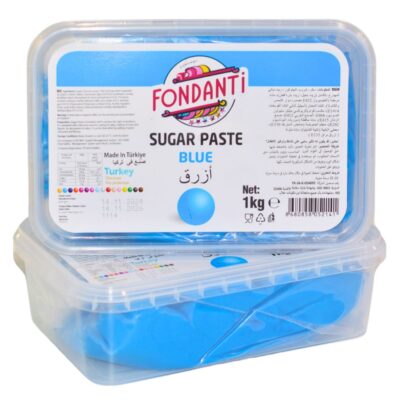 Sugar Paste Light Blue Color Fondant - Cake Tools - Sugar Paste Fondant - Close-up View
