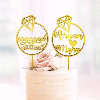 Customized Acrylic Cake Topper - Cake Tools - Cake Toppers - On Display