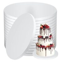Round Corrugated Drum Cake Board - Cake Tools - Cake Boards - Showing Size