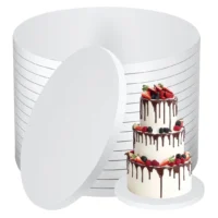Round Corrugated Drum Cake Board - Cake Tools - Cake Boards - Showing Size