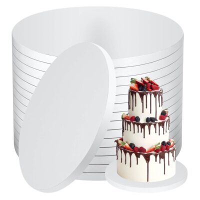 Round Corrugated Drum Cake Board - Cake Tools - Cake Boards - Showing Size