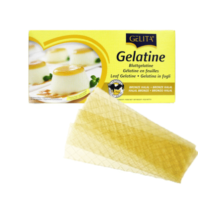 Gelita Halal Gelatine Leaves 100g - Gelita - Essentials - Showing Size