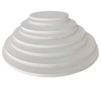 Round Forex Cake Board 10 mm - Cake Tools - Forex Boards - Close-up View