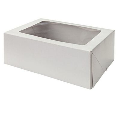 Corrugated Cake Box with Window 60x40x26 cm - Cake Tools - Tall Cake Box - Showing Size