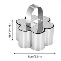 Stainless Steel Flower-Shaped Mousse Cake Ring - Cake Tools - Baking Tools & Equipments - Product Detail