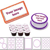 Custom Edible Printing Service - CakeTools UAE - Edible Printing Services - Close-up View