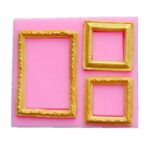 Frame Border Silicone Mould Design#4 - Cake Tools - Silicone Moulds - Full View