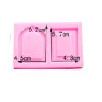 Frame Border Silicone Mould Design#2 - Cake Tools - Silicone Moulds - Full View