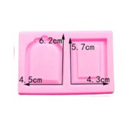Frame Border Silicone Mould Design#2 - Cake Tools - Silicone Moulds - Full View