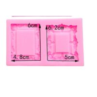Frame Border Silicone Mould Design#3 - Cake Tools - Silicone Moulds - On Display