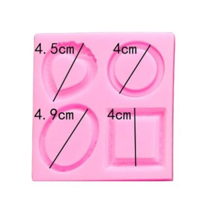 Frame Border Silicone Mould Design#5 - Cake Tools - Silicone Moulds - Showing Size