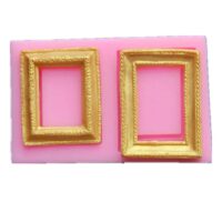 Frame Border Silicone Mould Design#1 - Cake Tools - Silicone Moulds - Close-up View