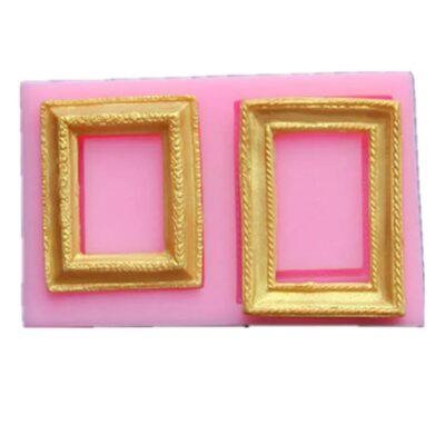 Frame Border Silicone Mould Design#1 - Cake Tools - Silicone Moulds - Close-up View