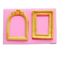 Frame Border Silicone Mould Design#2 - Cake Tools - Silicone Moulds - Showing Size