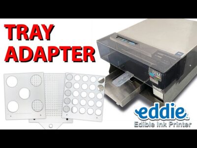 Eddie Edible Ink Printer Manual Tray Templates - DTM - Edible Printing Supplies - On Display