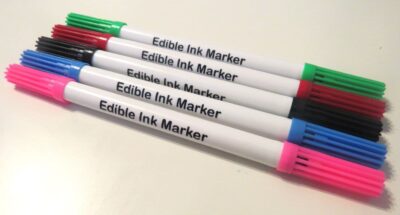 5 x Edible Ink Marker Pen Set - EPS - Edible ink - On Display