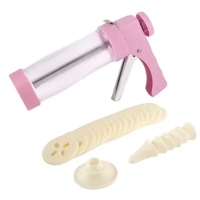 Cookie Press Gun Kit Set DIY Biscuit Maker