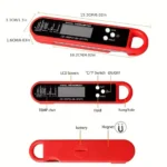 Digital thermometer backlit folding Sizes