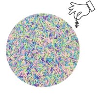 Edible Vermicelli Pastel Sprinkle