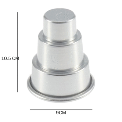 Mini 3 Tier Cupcake Aluminum Baking Pan Medium1