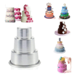 Mini 3 Tier Cupcake Aluminum Baking Pan Small
