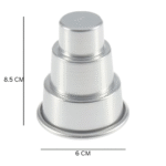Mini 3 Tier Cupcake Aluminum Baking Pan Small2