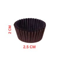 Mini Paper Cupcake Liner chocolate