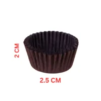 Mini Paper Cupcake Liner chocolate