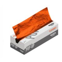 Orange Heavy Duty Aluminum Pop Up Foil Sheets 27x35 cm