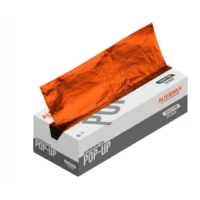 Orange Heavy Duty Aluminum Pop Up Foil Sheets 27x35 cm
