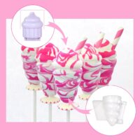 Cupcake Shaped Cake Pop Mold - Cake Tools - Cake Decorating Tools - Showing Size