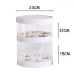 Transparent Round Cake Box 26x32cm (34)