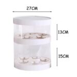 Transparent Round Cake Box 26x32cm (35)