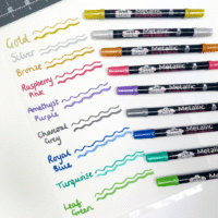 Sweet Artist Metallic Dual-Tip Edible Pens - Sweet Artist - Edible ink - Showing Size