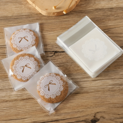 100 Pcs Cookies, Candy, Chocolates Plastic Bag
