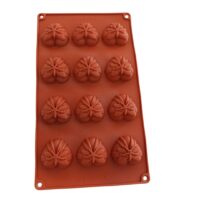 12 Cavity Mini Hearts Mousse Cake Silicone Baking Pan