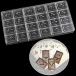 24 Cavity Poker Polycarbonate Chocolate Mould