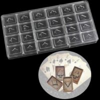 24 Cavity Poker Polycarbonate Chocolate Mould