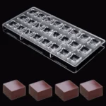 24cavities Square Shape Polycarbonate Chocolate Mould (2)