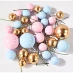32 Pcs Set Faux Balls Cake Topper