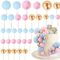 32 Pcs Set Faux Balls Cake Topper