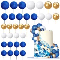 32 Pcs Set Faux Balls Cake Topper 1