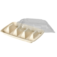 50 Pcs Disposable Sugarcane Taco Holders