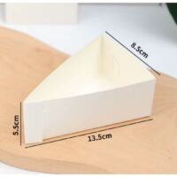 50 Pcs Triangular Cut Mousse Cake Paper Box (3)