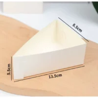 50 Pcs Triangular Cut Mousse Cake Paper Box (3)