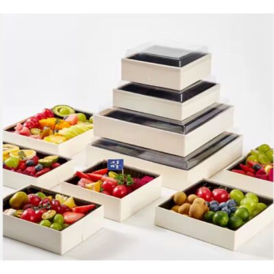 Biodegradable Wooden Cake & Sweets Box