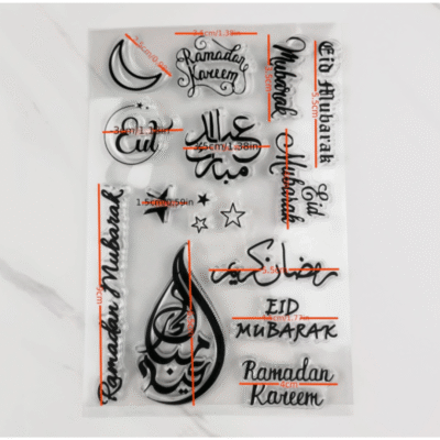 Eid Mubarak Ramadan Kareem Transparent Stamp